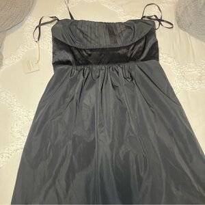 BCBG Maxazria strapless black dress in great condition size
